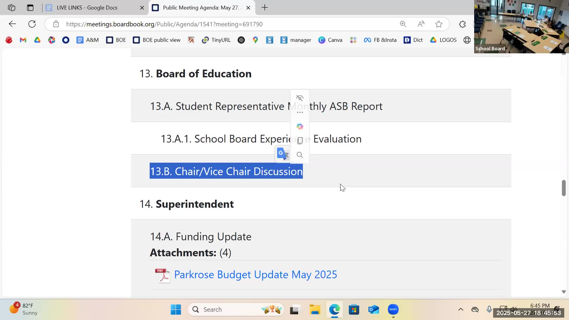 Superintendent Lopes outlines budget challenges and Medicaid impacts in Parkrose schools
