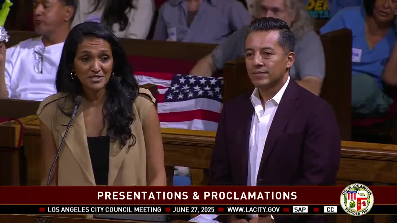 Los Angeles Council Honors Music Artists and Boleros de Noche Performance