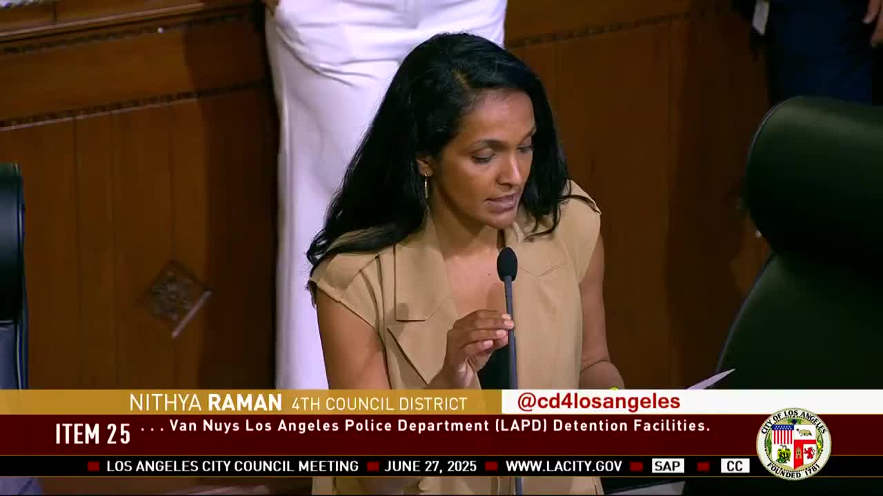 Los Angeles City Council debates crucial medical services for detained individuals