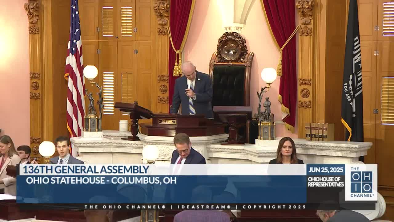 Ohio legislature honors track star Alex Carrington and announces new bills