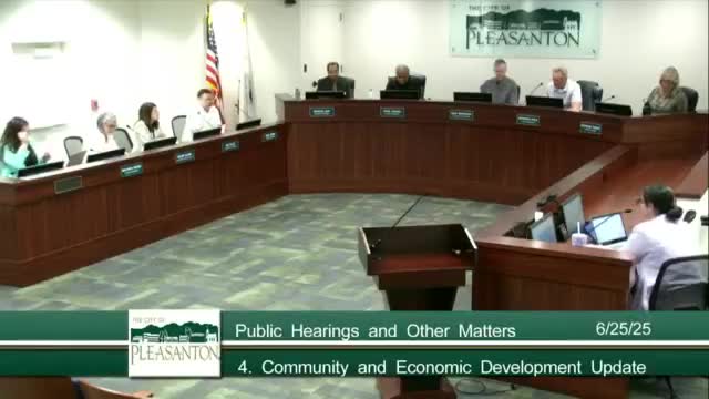 Pleasanton combines community and economic development; staff previews strategic plan work