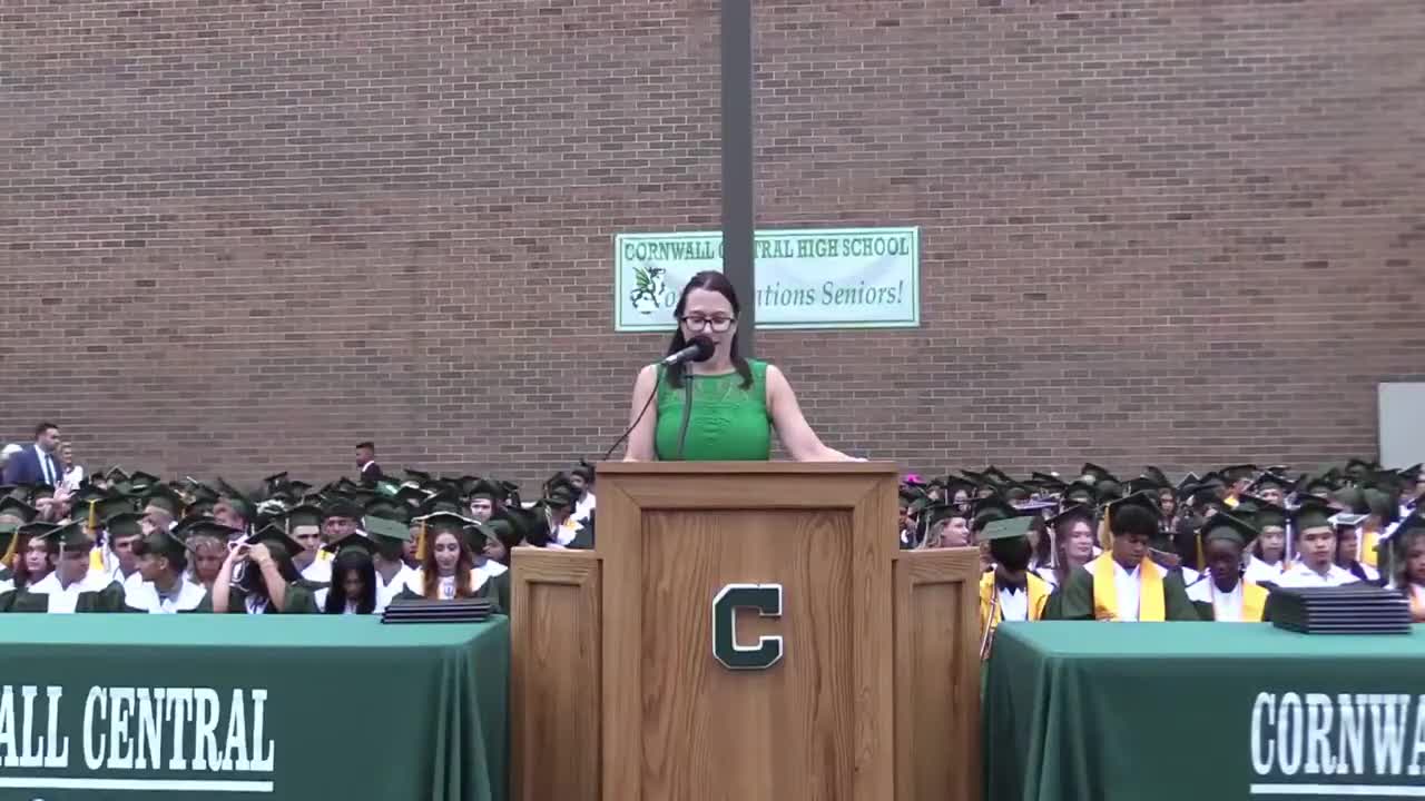Cornwall Central High School graduates class of 2025 during celebratory ceremony