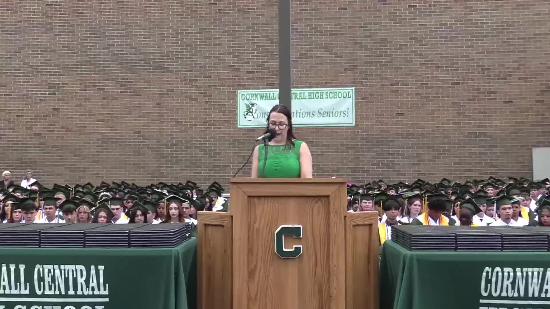 Cornwall Central High School honors retiring educators during class of 2025 graduation