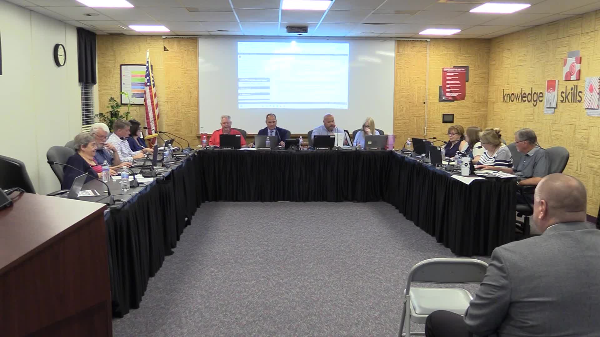 Ruth Baker questions annual tax increases and administrative costs in education