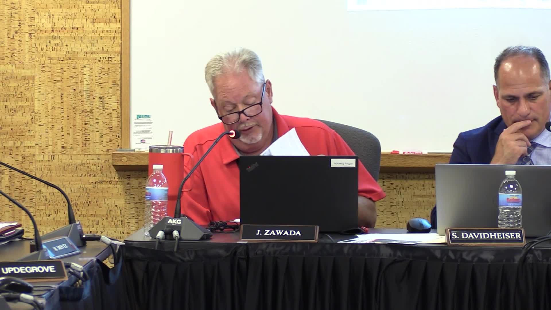 Council members congratulate new appointees amidst voting confusion