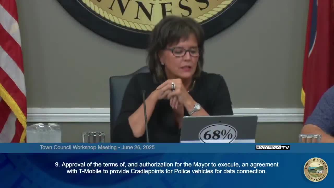 Smyrna examines police technology purchases and applies for COPS hiring grant for five officers