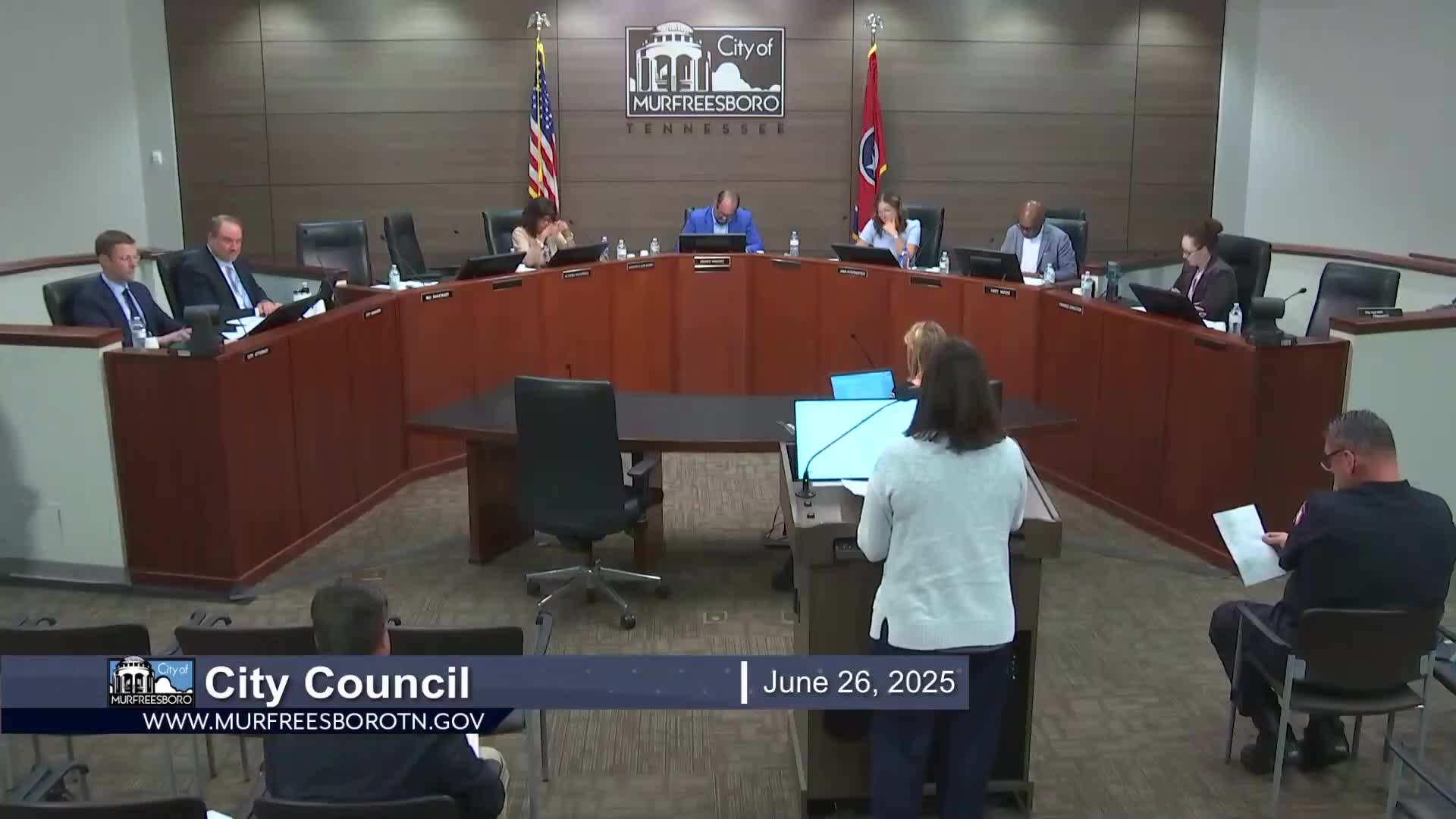 Council approves starting offers for 99 Thompson Lane easements, grants legal authority to pursue eminent domain if needed