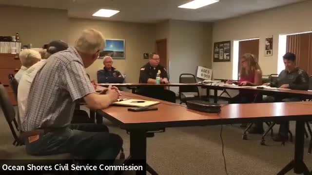 Ocean Shores Civil Service Commission approves police and EMT eligibility lists