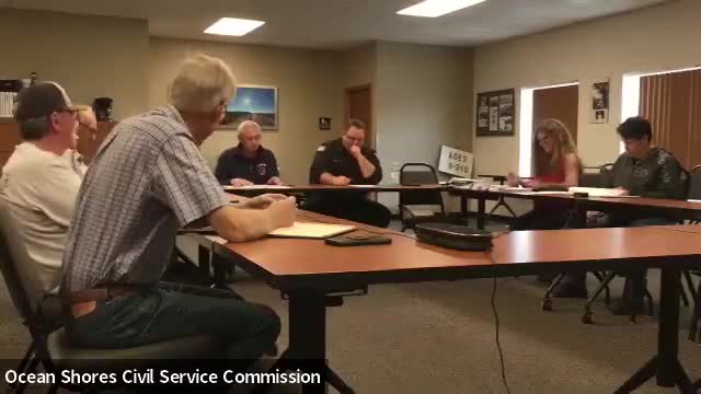 Ocean Shores Civil Service Commission extends promotion eligibility lists for captain and lieutenant