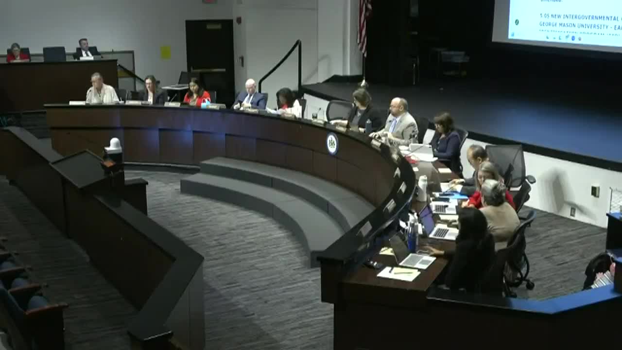 School board approves George Mason partnership to support first‑generation students