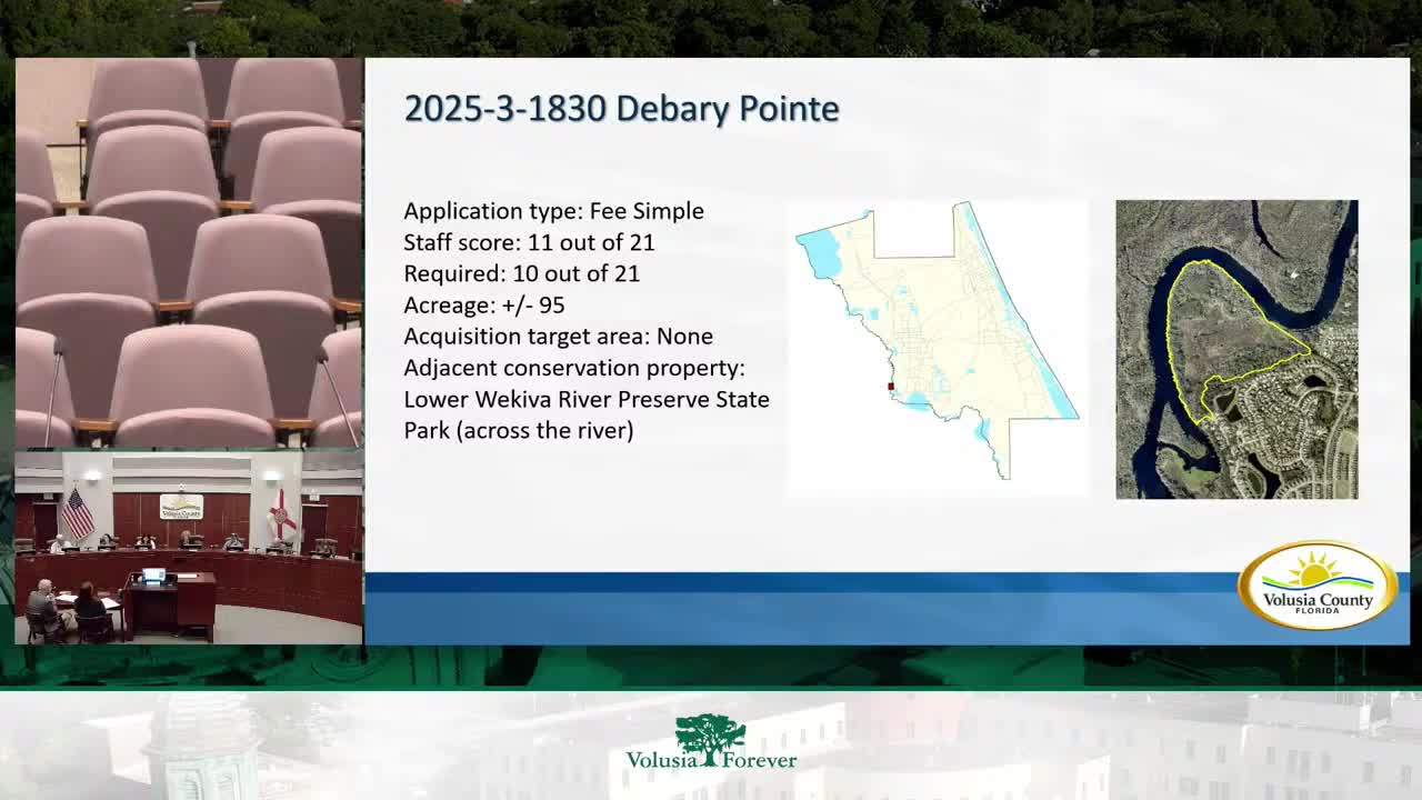 Committee approves eligibility for Deberry Point and Riverbend Ranch projects