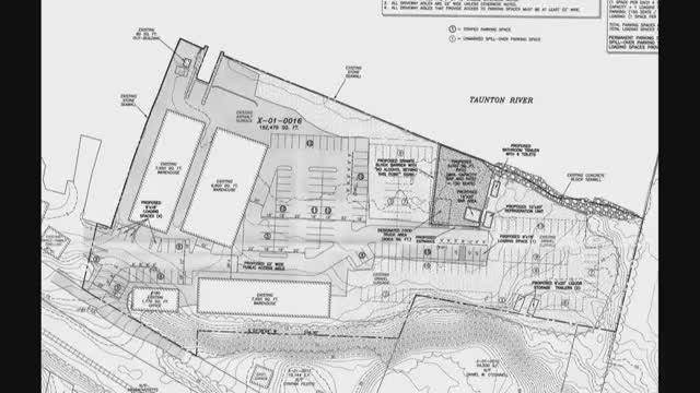 Cara O'Connell presents revised North End boatyard plan to local boards