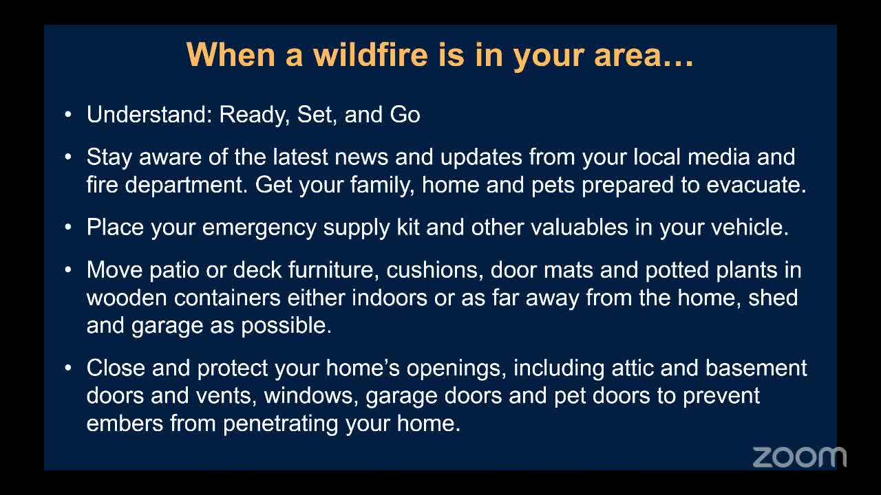 Preparedness tips for wildfire evacuation shared by local expert