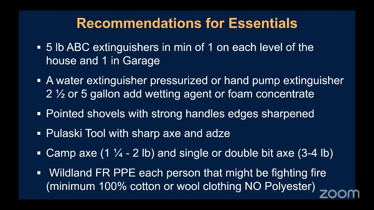 Emergency response expert discusses essential firefighting tools and safety gear