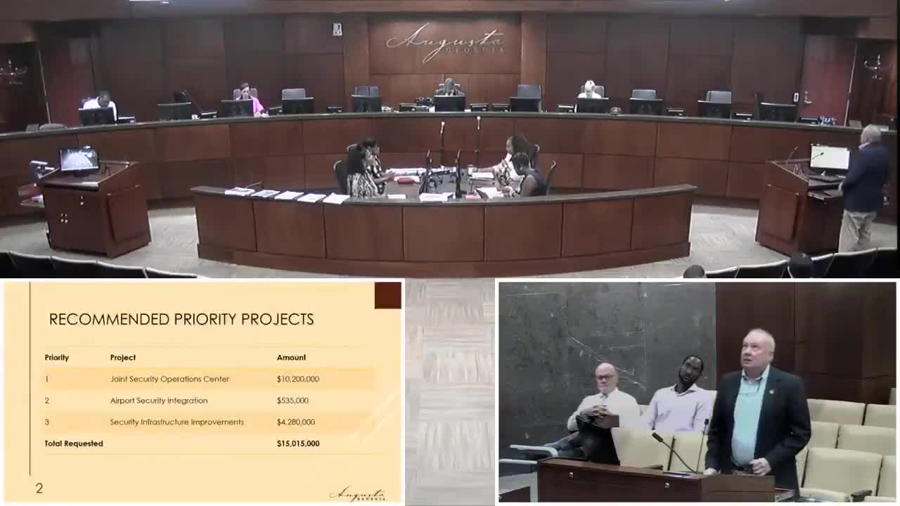 Marshal’s Office proposes joint security operations center, airport integration and network upgrades in SPLOST 9 pitch