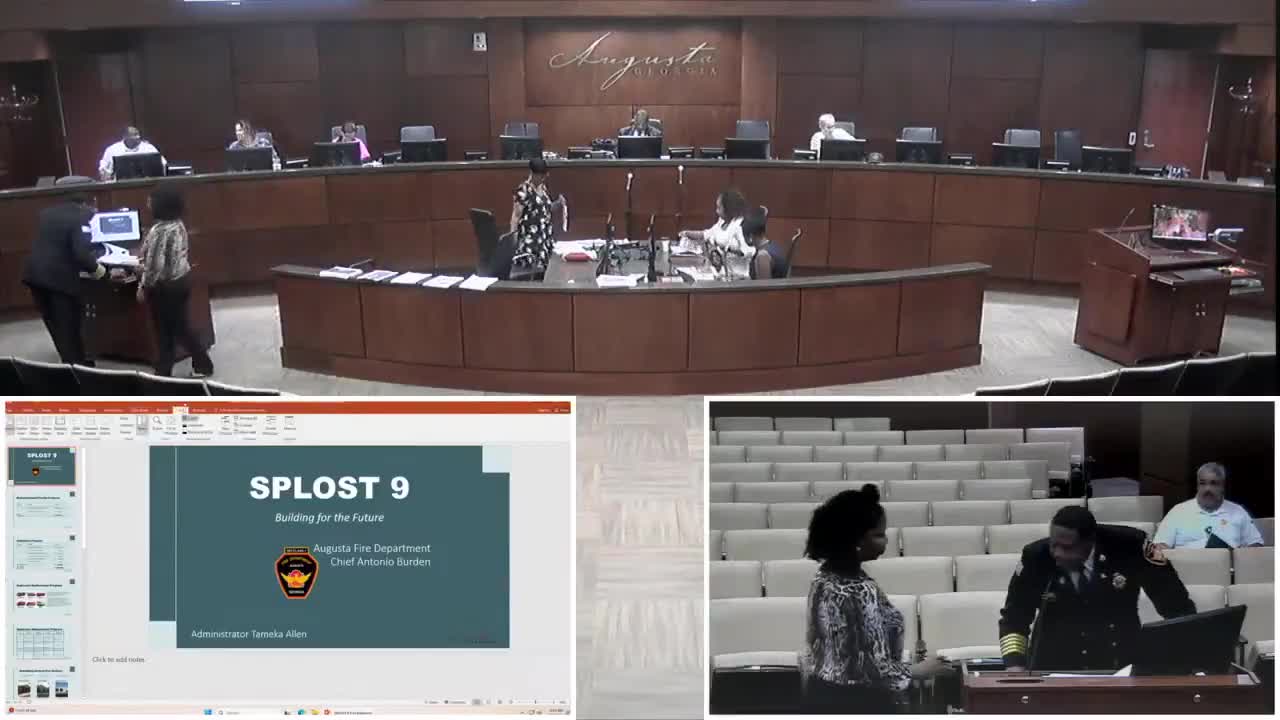 Fire chief asks SPLOST 9 for apparatus replacement, renovated stations and a Class A burn building