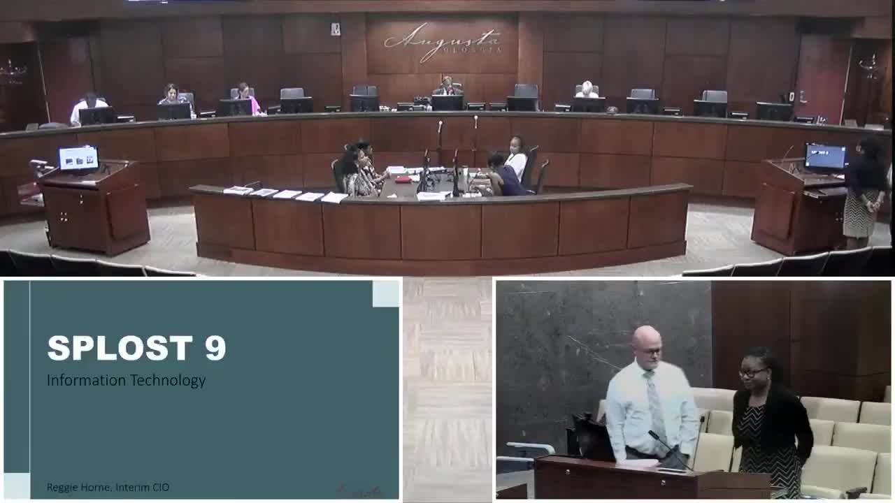 IT department asks for $15 million in SPLOST 9 for public‑safety software, MDTs, server room upgrades and software consolidation