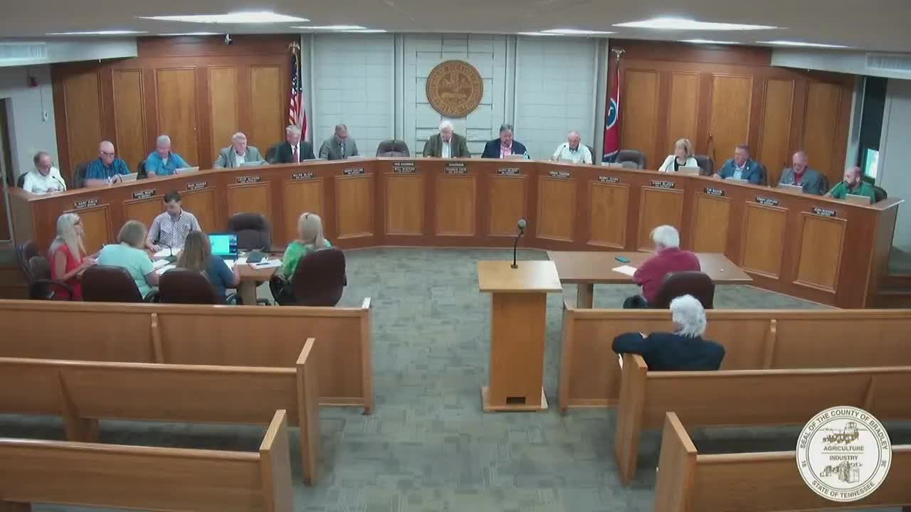 Bradley County Commission adopts 2025–26 budget, sets county tax rate at 0.9922