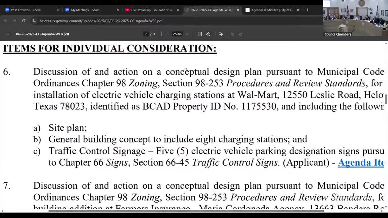 Council approves Walmart plan for eight EV chargers in Helotes