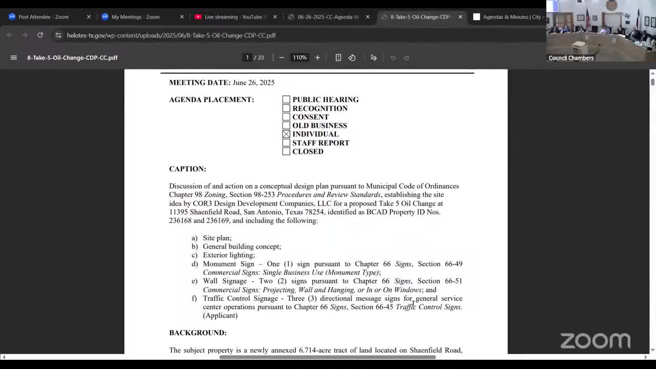 Council approves Take 5 site with condition to change exit ‘honk’ sign to directional 'Exit only'