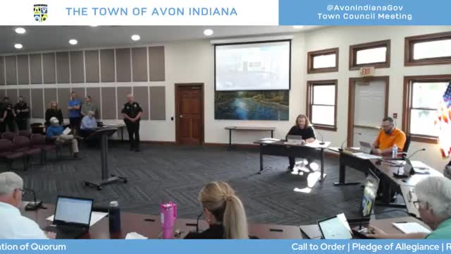 Avon Police Department swears in new officers Dean Holian and Jacob Moore