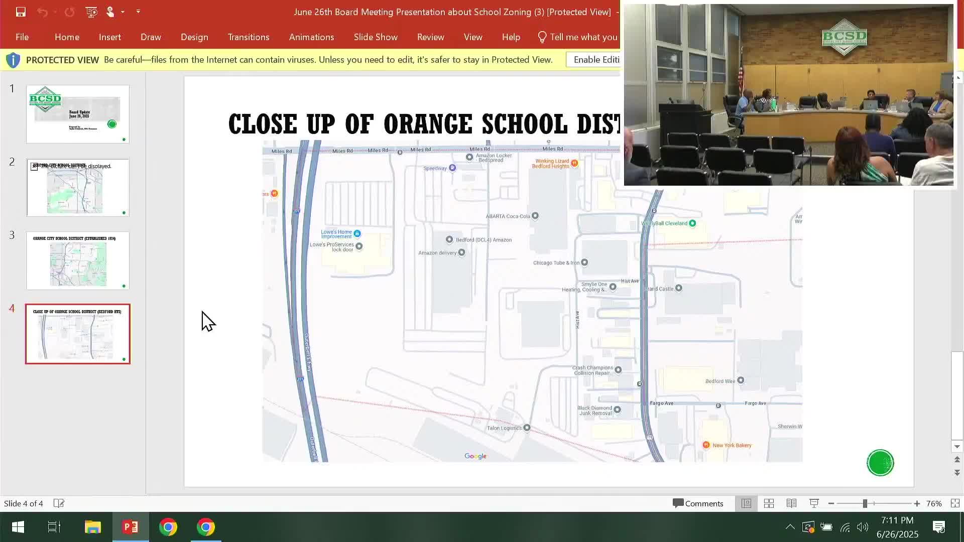 Board reviews Bedford Heights school boundary maps; officials say shifting lines would be difficult