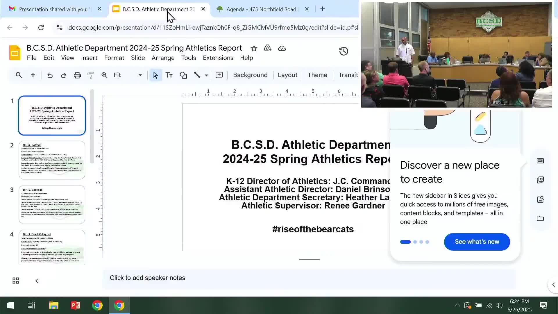 Athletic director highlights spring wins and college placements
