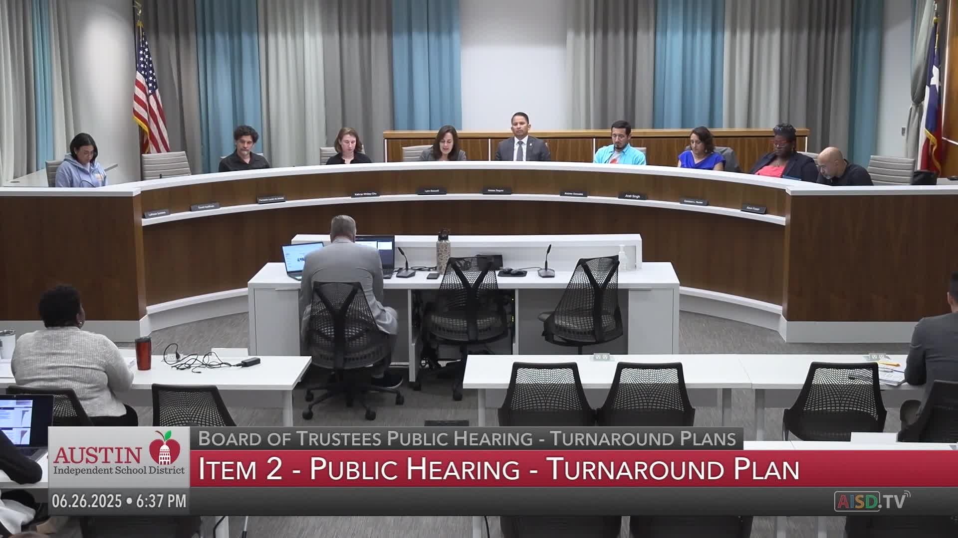 Austin ISD presents turnaround plans for Burnet, Joby, and Webb Middle Schools