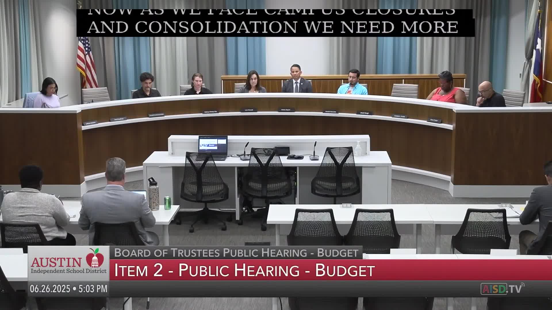 Austin ISD proposes 2025-2026 budget with $44M in cuts and staff pay raises