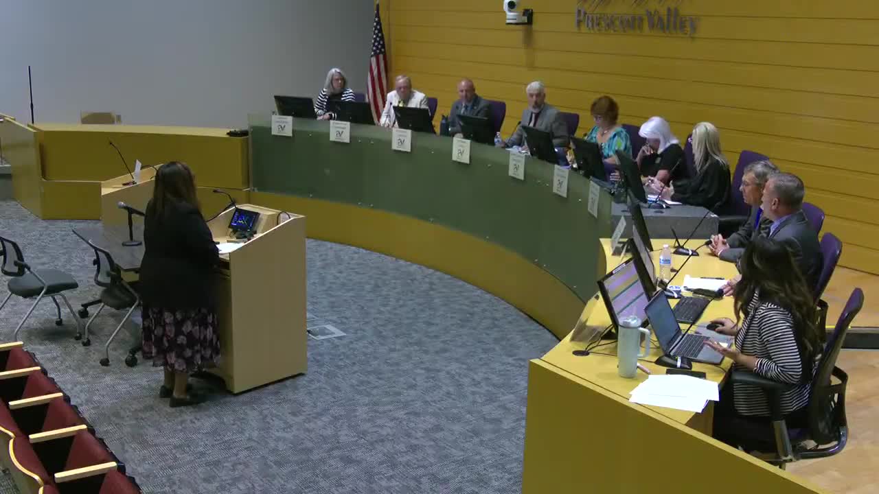 Chair Palguta leads technical adjustments during council meeting disruption