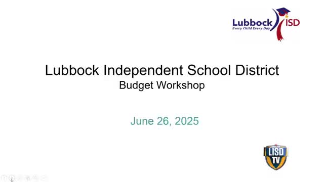 Lubbock ISD adopts 2025–26 budget, boards says final pay-scale decisions await House Bill 2 implementation
