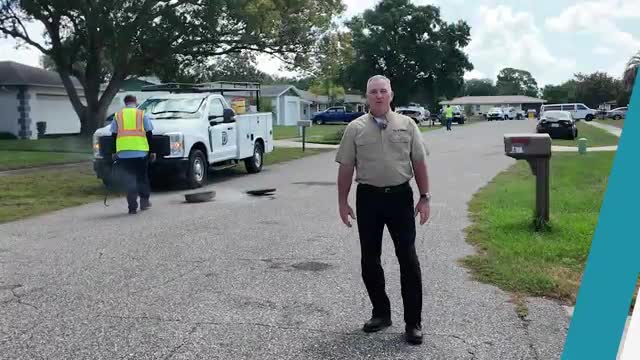 Deltona utilities perform smoke testing to find defects in sanitary sewer laterals, identify ill-fitting manhole and missing clean-out cap