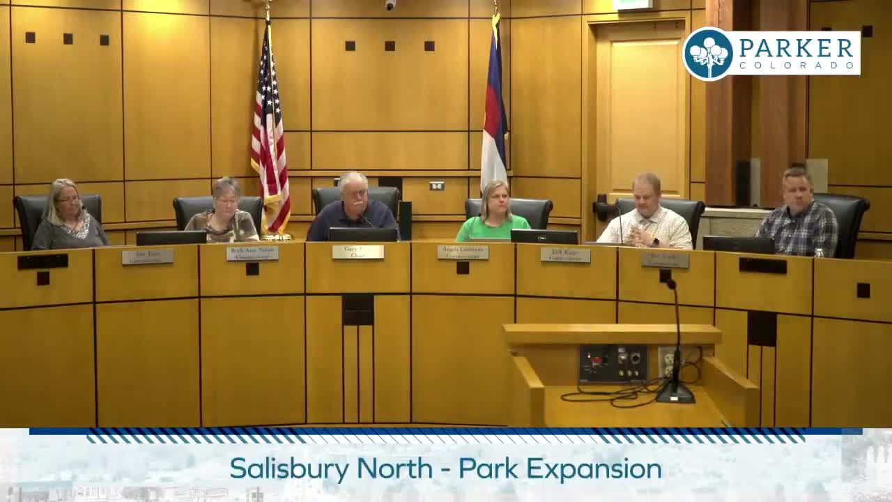 Parker commission unanimously backs Salisbury Park North Phase 1; sends site plan to council