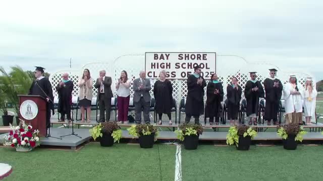 Bayshore High School celebrates Class of 2025 at graduation ceremony