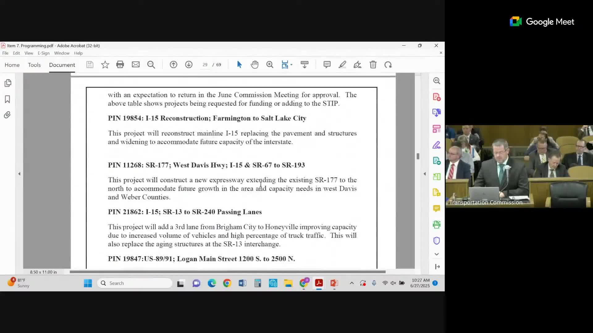 Utah Department of Transportation announces major I 15 and Mountain View Corridor projects