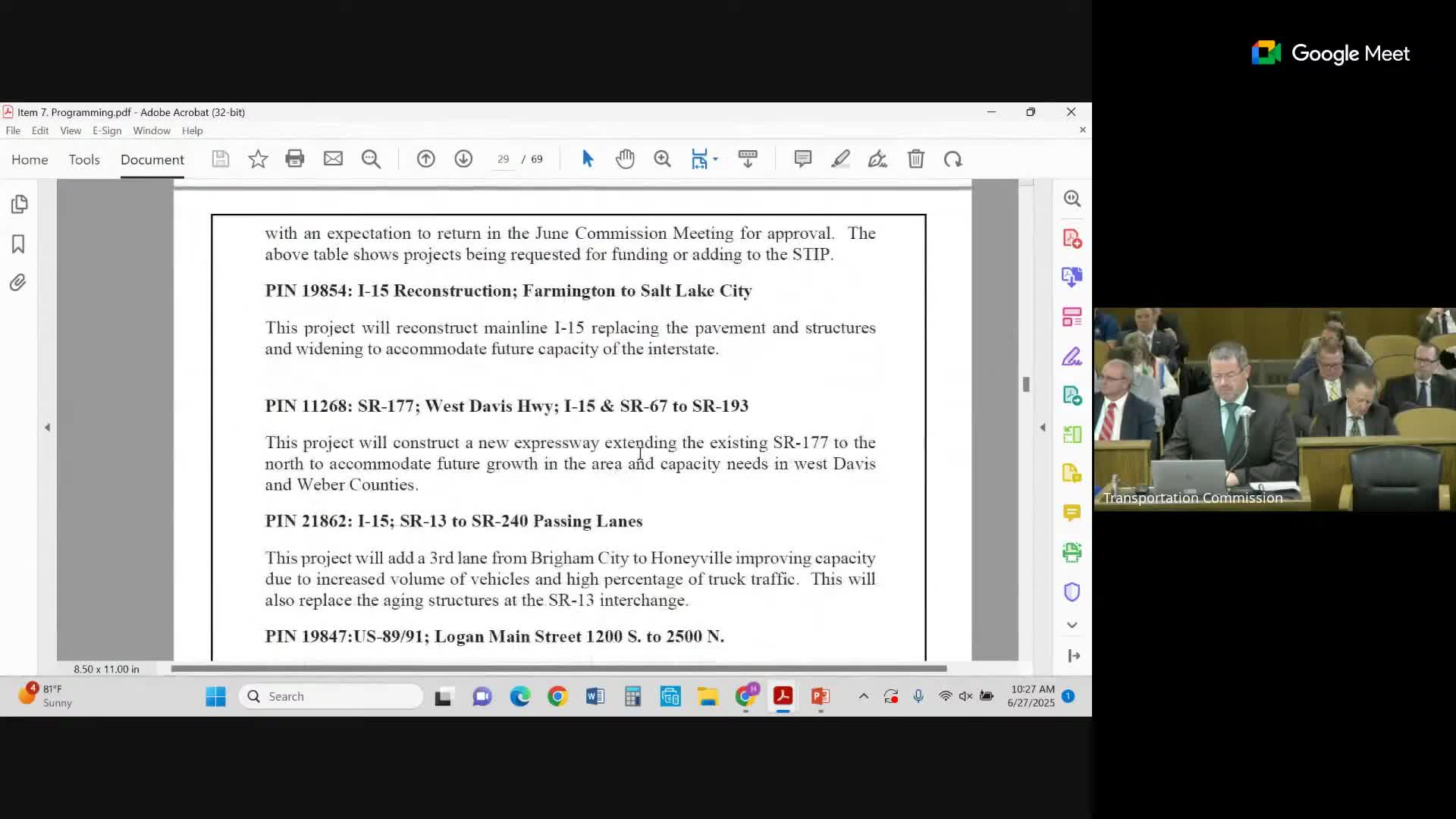 Transportation officials outline major I 15 reconstruction and highway expansion projects