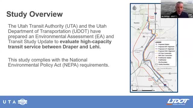 UTA confirms light rail transit as preferred option for Point of the Mountain project