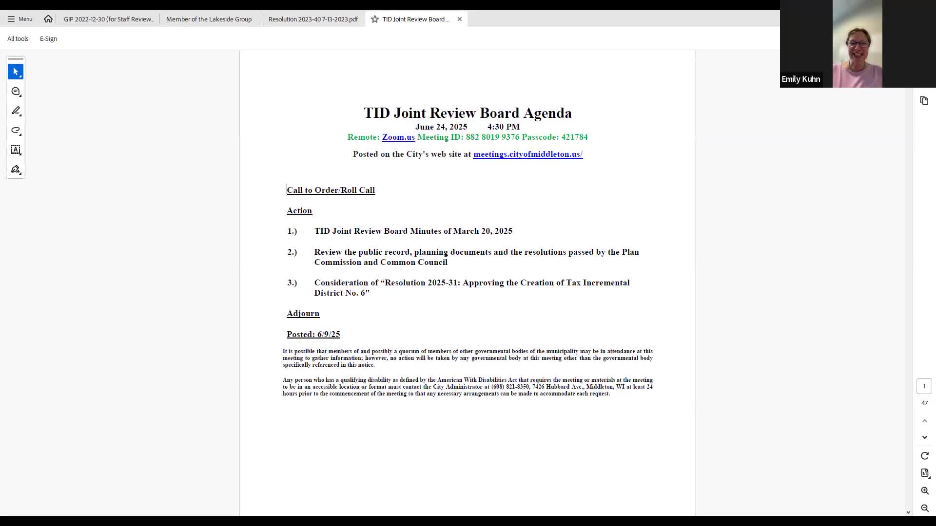 Middleton Joint Review Board approves Tax Incremental District Number 6 to retain Thermo Fisher
