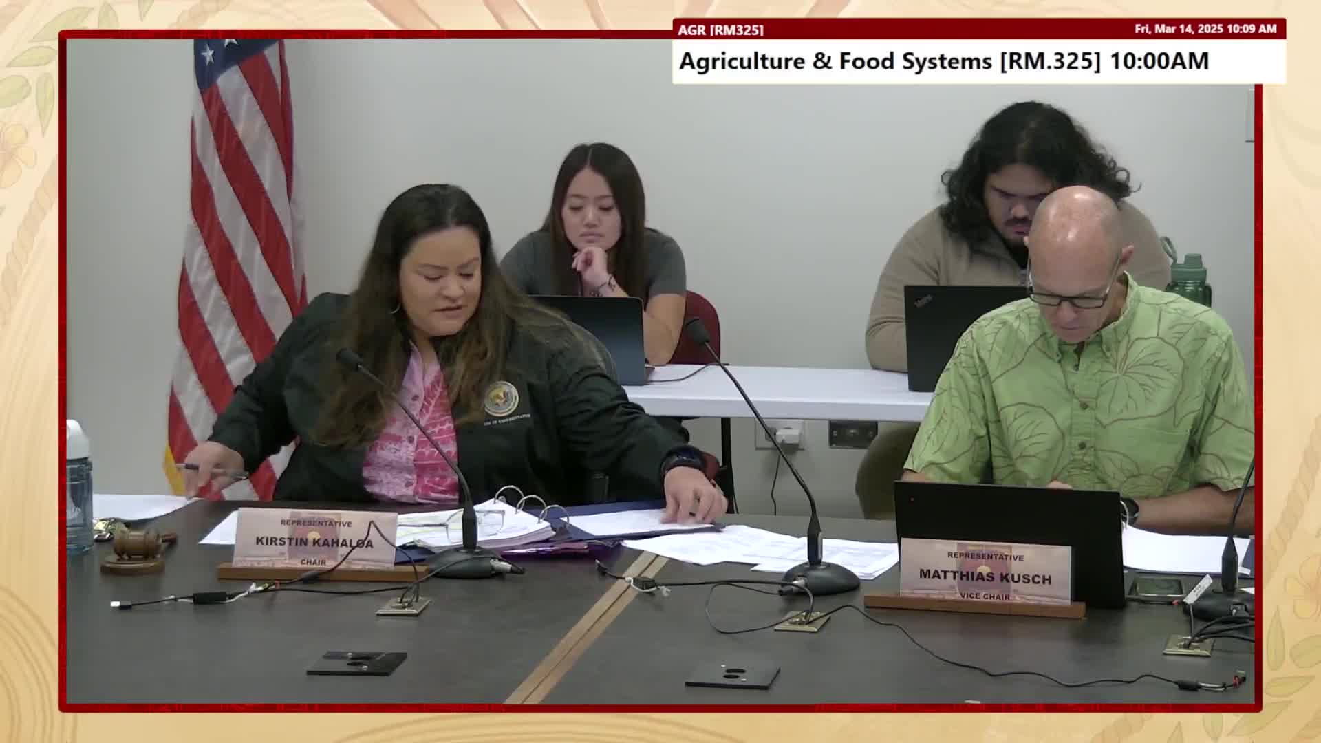 House committee OKs working group to review obsolete agriculture laws; creates House Draft 1