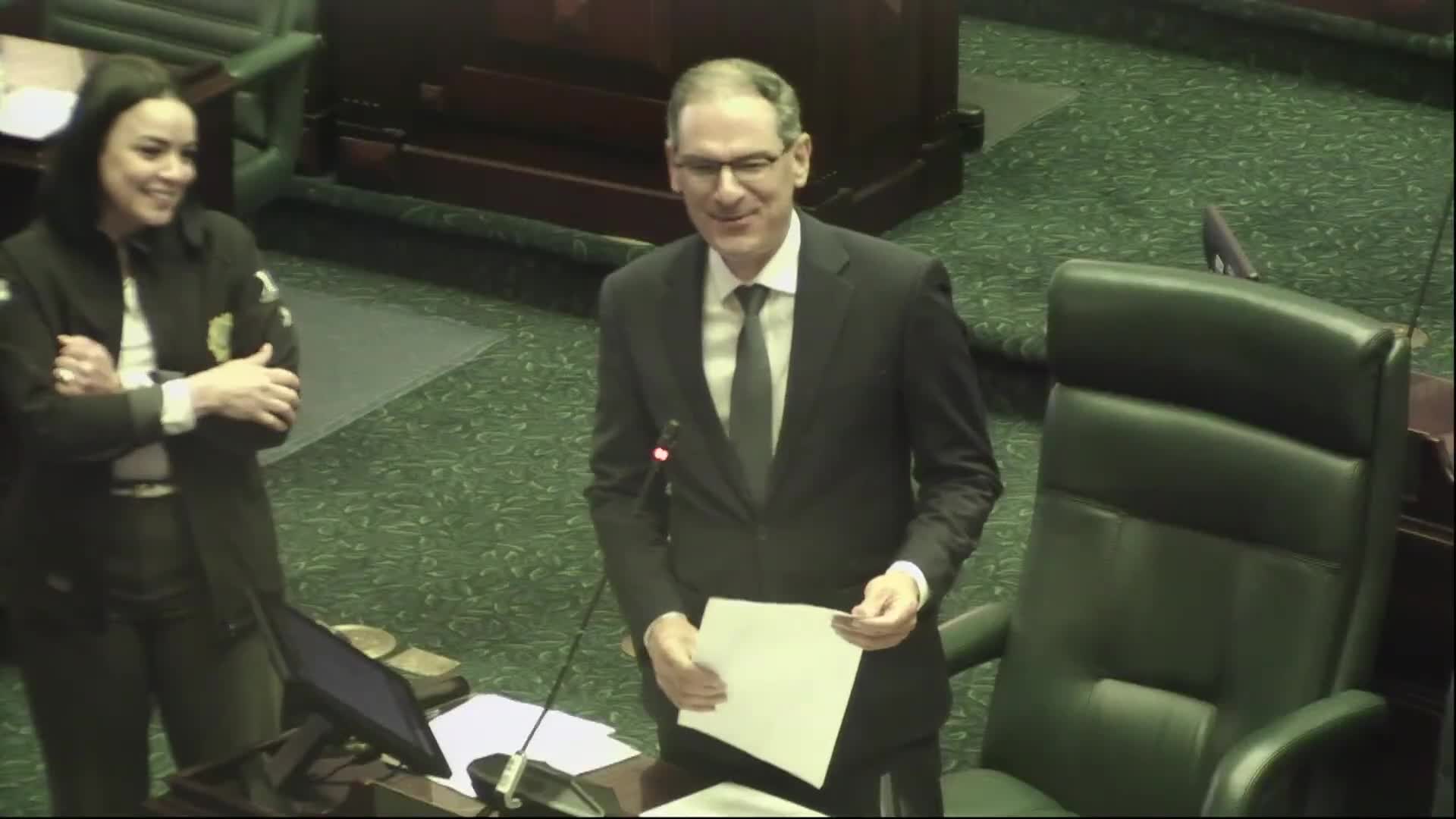 Legislative session honors late former president Ronaldo Jarabo with prayer and tribute