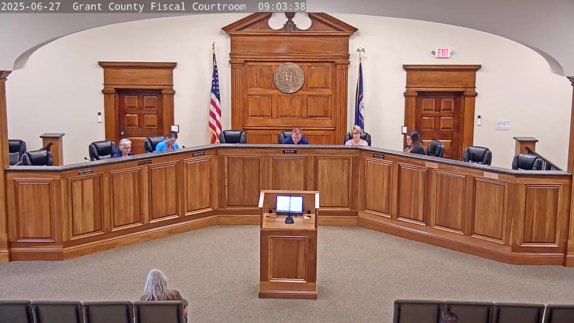 Grant County fiscal court adopts FY2025–26 budget, approves salaries and moves July meeting