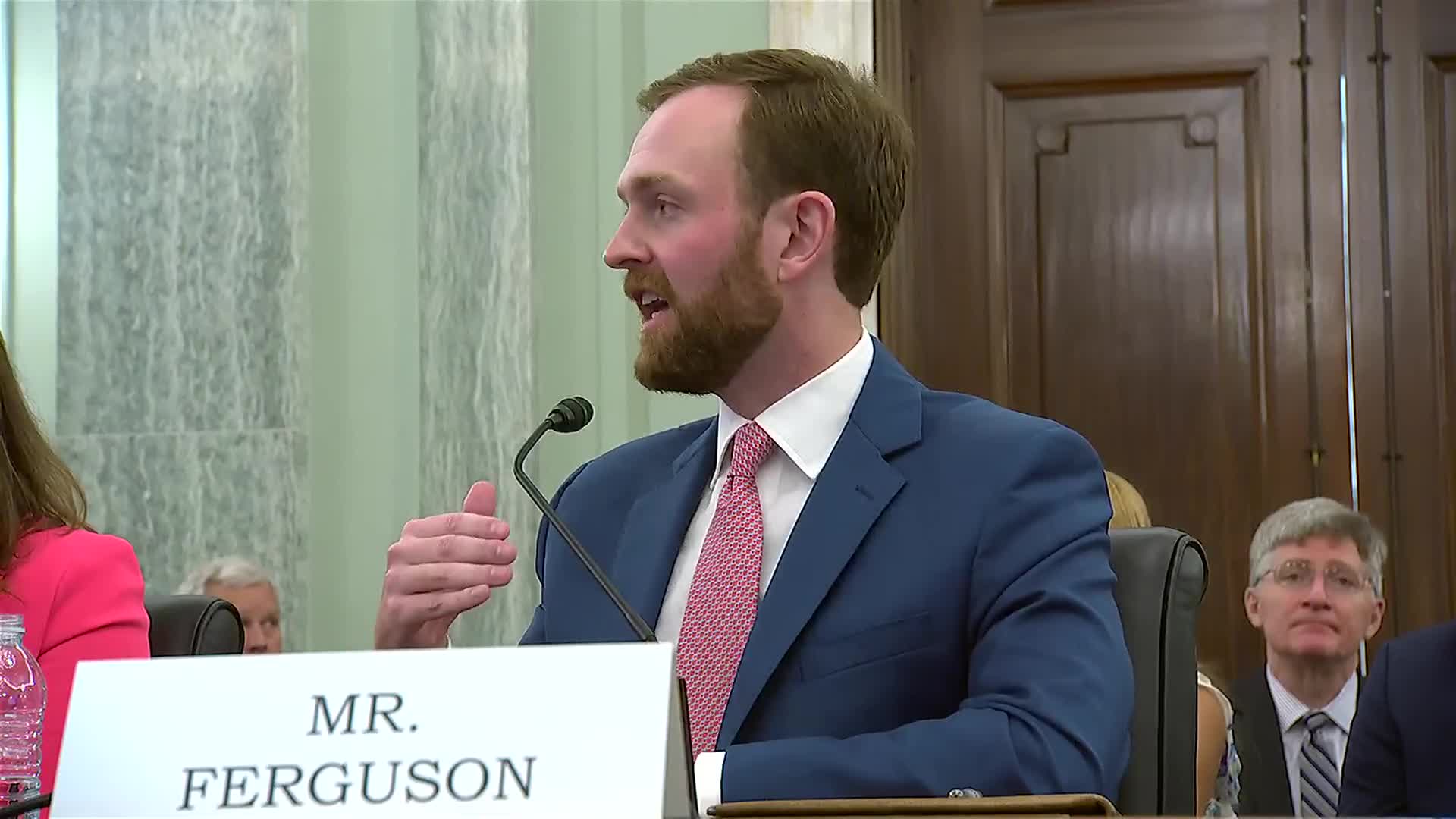 Senate nominee emphasizes competition to lower healthcare costs and scrutinize acquisitions