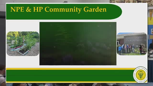 North Park students showcase impact of community garden on learning and citizenship