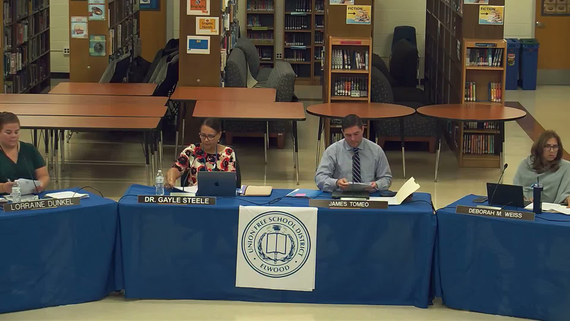 Board accepts Booster Club donation, adopts policies and votes to reenter executive session