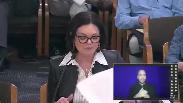 Patty Williamson opposes HB 2025 payroll tax increases at Oregon transportation committee