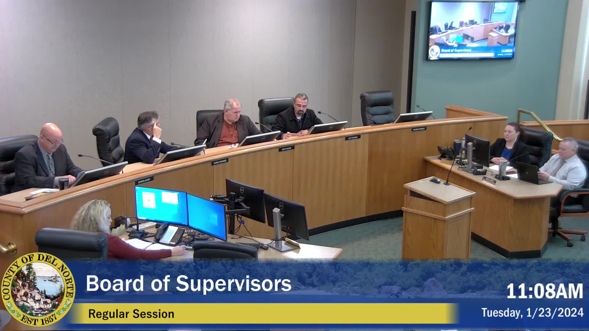 Director Brown updates Del Norte County on Legacy housing project progress and challenges