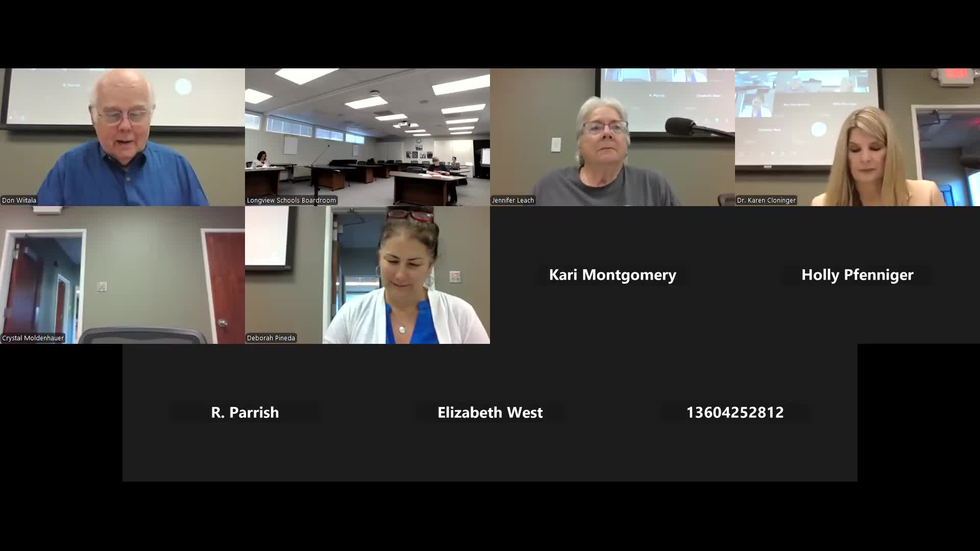 Longview School Board approves agenda and celebrates superintendent's successful first year