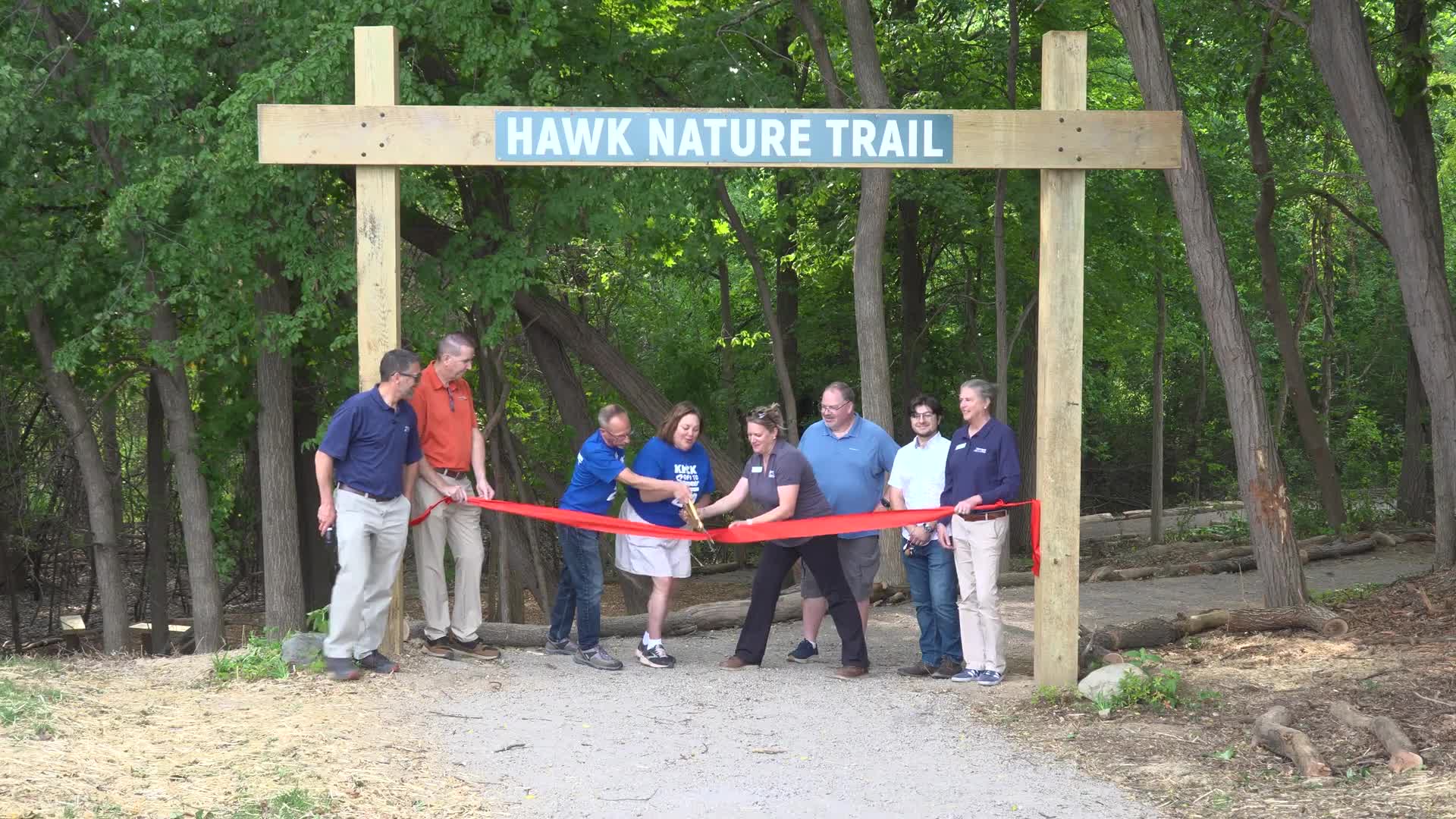 Community Celebrates Opening of Hawk Nature Trail Funded by Local Donors