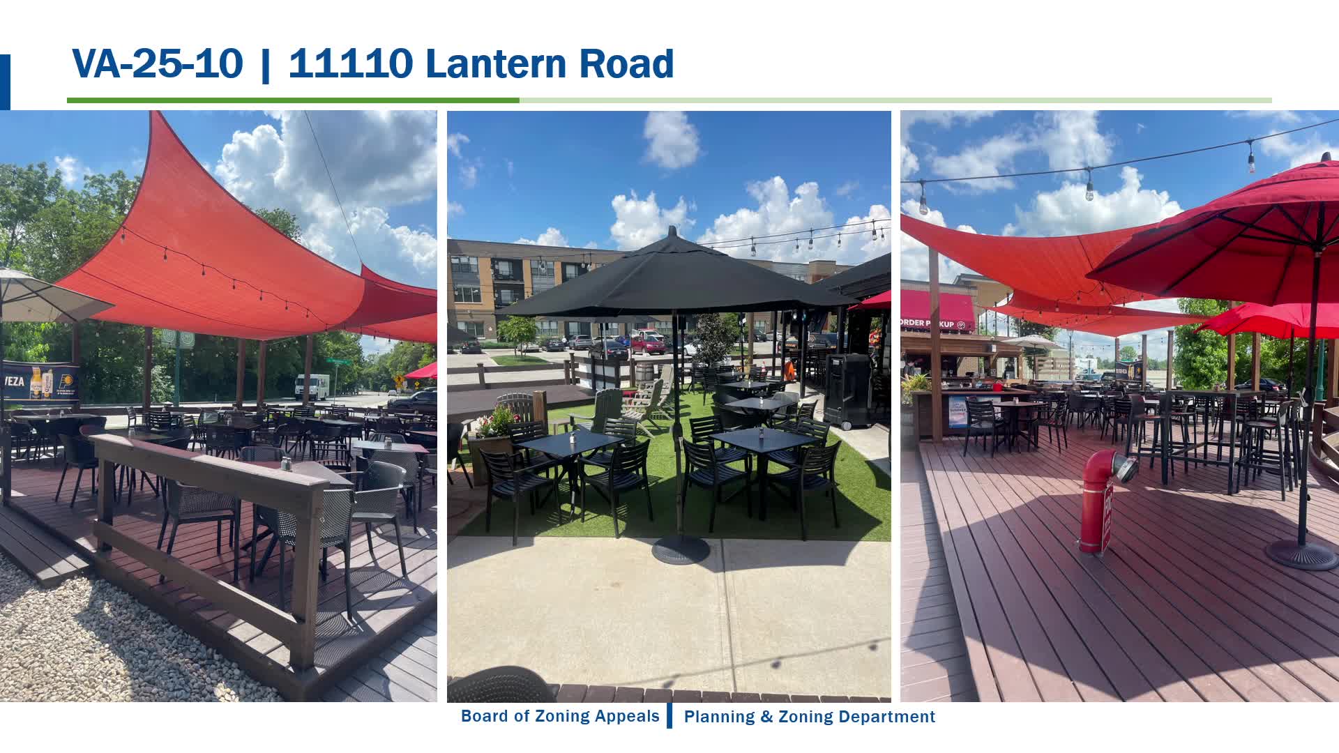 Fishers City Council reviews King Jug's expanded outdoor seating variance request
