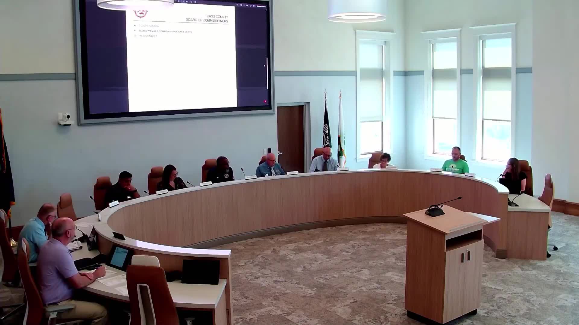 Commissioners discuss tree removal at Newton's Woods; some residents expressed concern